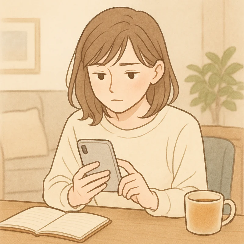 音信不通になっている彼氏の気持ちを確かめようと決意した人